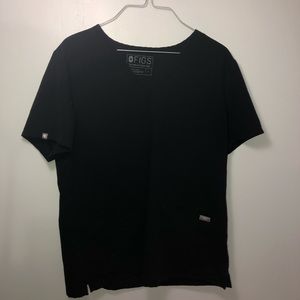 Figs black scrub top, technical collection